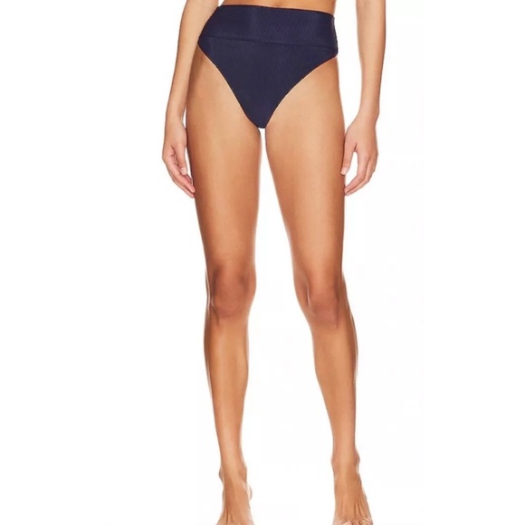 Beach Riot Navy Bikini Bottom - Picture 5 of 6